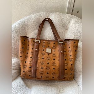 MCM Cognac tote bag